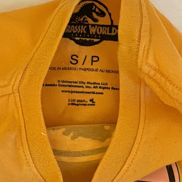 Jurassic world tank top orange graphic Jurassic park dinosaur boys - Picture 3 of 3